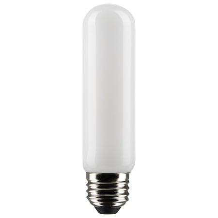 Satco 8 Watt T10 LED Lamp, Frost, Medium Base, 90 CRI, 3000K, 120 Volts S21353